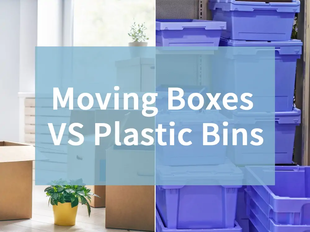 Moving Boxes VS Plastic Bins
