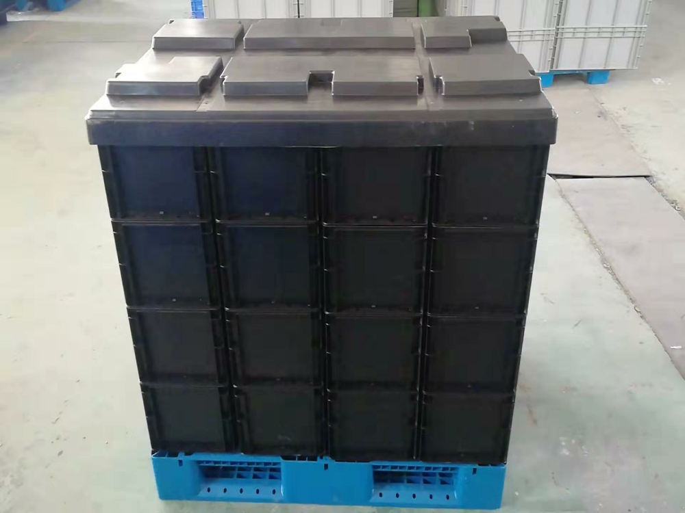 Rackable Plastic Pallets and Pallet Covers