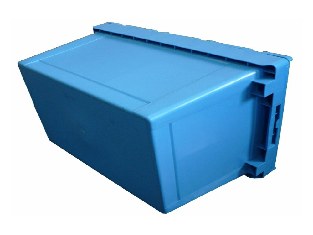 Stack/Nest Attached Lid Container 55L