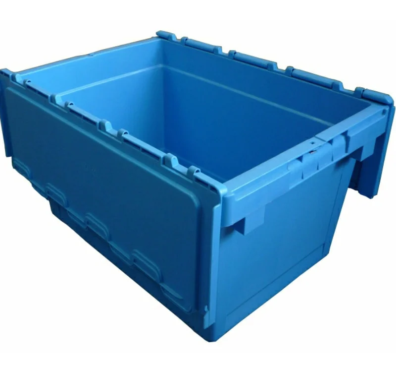 Stack/Nest Attached Lid Container 55L