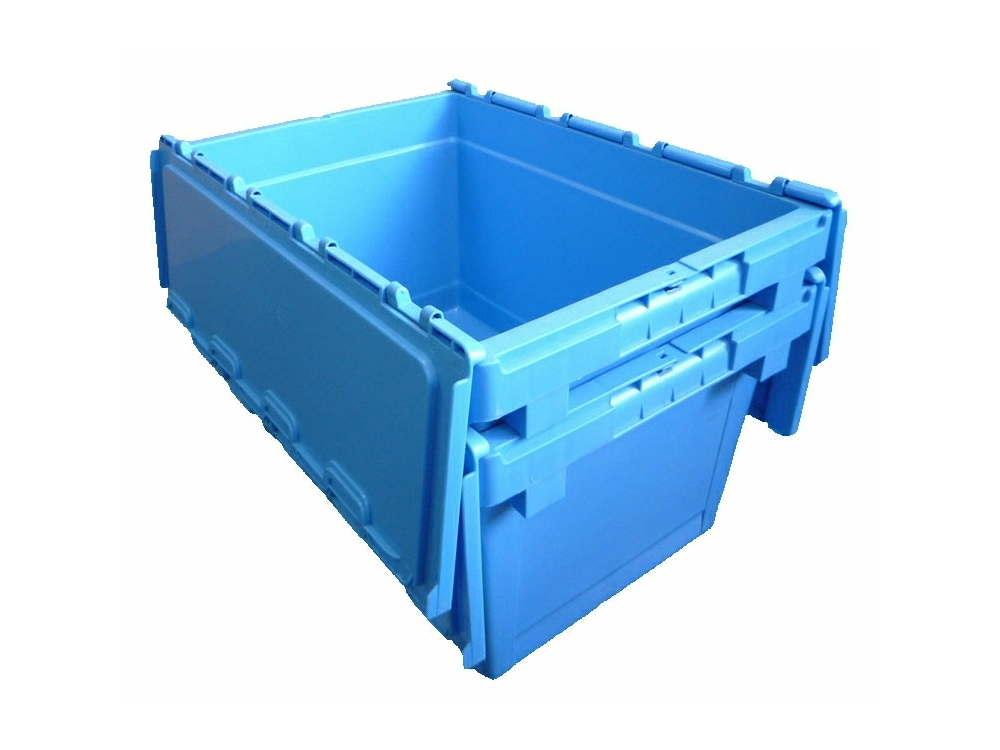 Nestable Attached Lid Containers