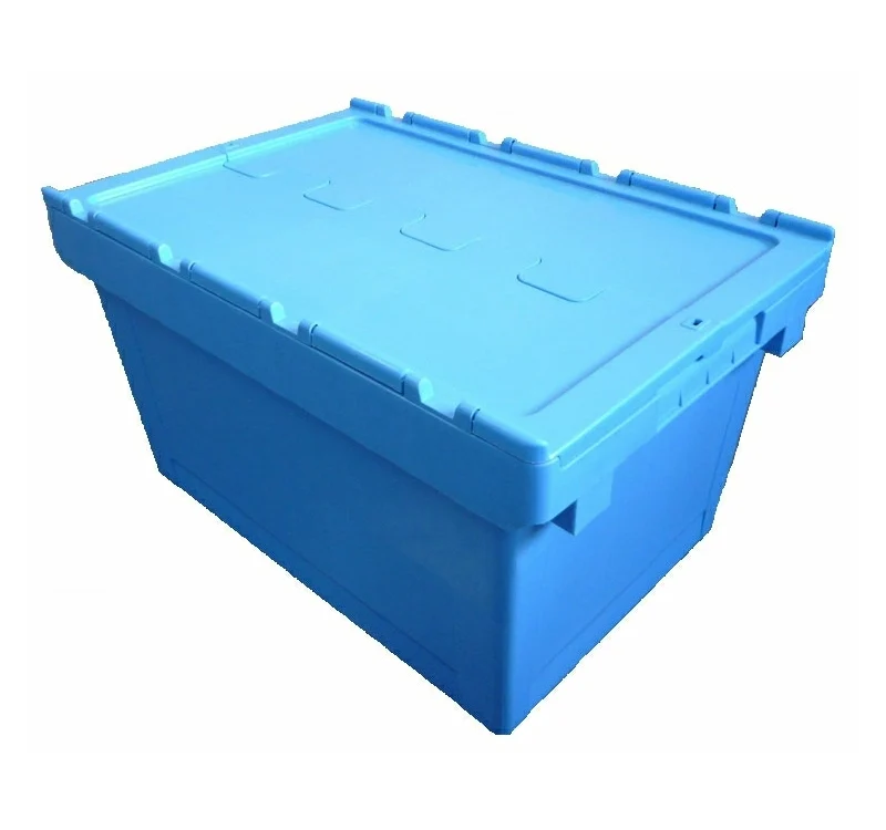 Nestable Attached Lid Containers