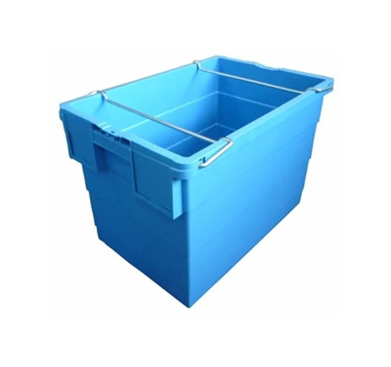 Attached Lid Storage Containers-Stack/Nest Attached Lid Container 75L