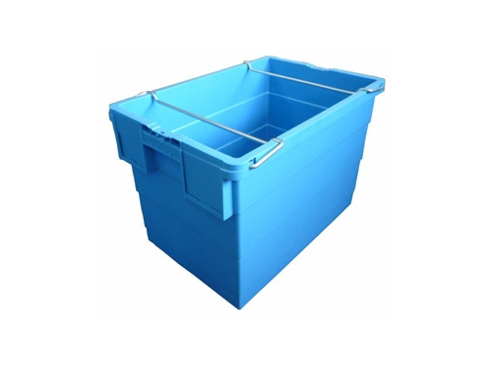 Attached Lid Storage Containers-Stack/Nest Attached Lid Container 75L